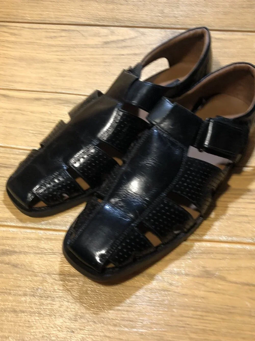 Stacy Adams men Fisherman style leather sandals, 11